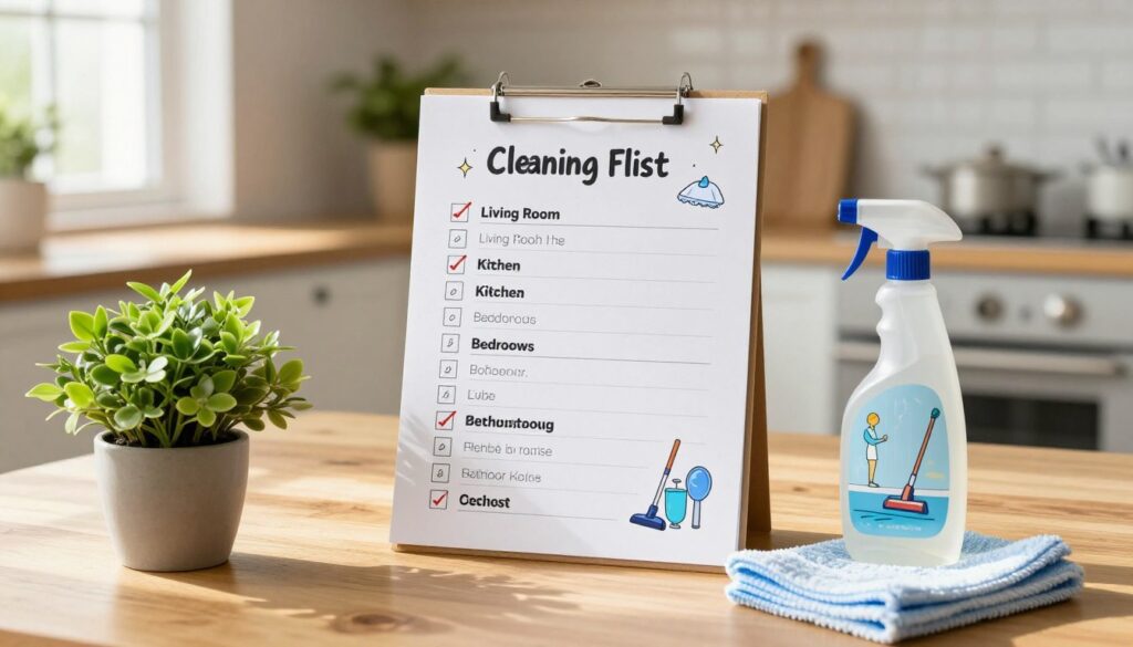 house cleaning checklist
