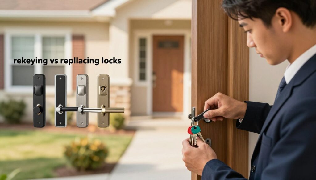 rekeying vs replacing locks